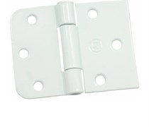 Петля накладная МЕТАЛЛИСТ ПНУ-65, 65x40мм, универсальная, сталь, белая 59005