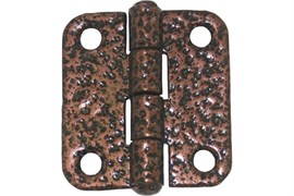Петля накладная ПН5-40, 40x36мм, универсальная, сталь, антик медь 11385