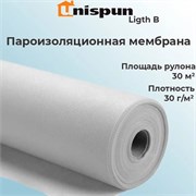 Пленка/мембрана пароизоляционная UNISPUN Light B, 1.6x18.75м, 30г/м2, рулон 30м2 86993