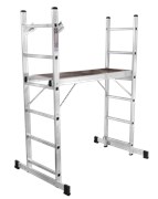 Лестница помост универсальная ВИХРЬ ЛПА 3-У, двухсекционная, высота 1.62м, алюминиевая 70505