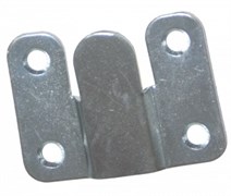 Захват мебельный 46.5x35x6мм, малый, оцинкованная сталь 84718