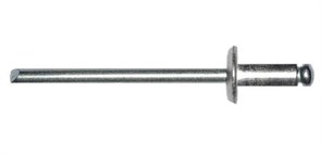 Заклепка вытяжная STARFIX SMZ1-42332-25, 4.8х12мм, алюминий/оцинкованная сталь, набор 25шт 75618