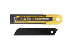 Лезвие сменное сегментированное Hanskonner ULTRA HK1076-S1-18, 18мм, толщина 0.5мм, 10шт в упаковке 83587