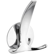 Крючок LEDEME  L202-2, металлический, хромированный, тройной, самоклеящийся 89935