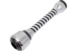 Аэратор для смесителя TERMA Melodia della vita MKP20395BL, с гибким удлинителем 14см, 2 функции, с наружной резьбой 51571