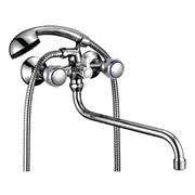 Смеситель для ванны D-LIN D146811, двухвентильный, с круглым изливом, хром 89924