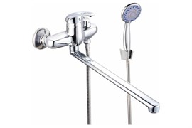 Смеситель для ванны TSARSBERG TSB 942, однорычажный, с плоским изливом, хром 90016