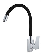 Смеситель для кухни AMMORE А5501-1, с гибким изливом, однорычажный, черный, силикон 89883