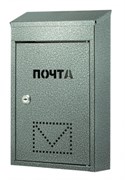 Ящик почтовый Классик, 430х320х90мм, антик серебро, с замком 78263