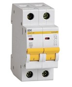 Выключатель автоматический IEK KARAT ВА 47-29, двухполюсный 2Р, B, 40А, 4.5кА 76429