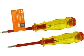 Отвертка индикаторная TDM SQ1015-0003 ЭкспертЭлектрик, тестер-пробник, с комбинированным жалом 160мм, 100-500В 88931