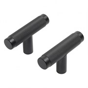 Ручка-кнопка мебельная StahlBuro Knob AP2308, BL матовый черный, за шт. 90117