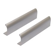 Ручка-профиль мебельная StahlBuro A305-128, 128мм, SN матовый никель, за шт. 90126