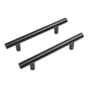 Ручка-скоба мебельная StahlBuro A8925-96, 96мм, BL матовый черный, за шт. 90132