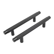 Ручка-скоба мебельная StahlBuro AP2308-96, 96мм, BL матовый черный, за шт. 90397