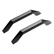 Ручка-скоба мебельная StahlBuro A109-96, 96мм, BL матовый черный, за шт. 90401