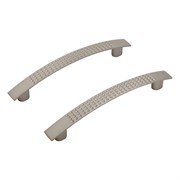 Ручка-скоба мебельная StahlBuro А345-96, 96мм, сатин, за шт. 91575