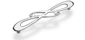 Ручка-скоба мебельная РС ARZACH, 128мм, хром 91653