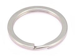 Кольцо для ключей, диаметр 25мм, плоское, сталь 80119