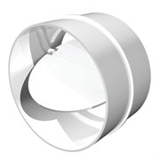 Соединитель круглого воздуховода Эра 10СКПО, диаметр 100мм, с обратным клапаном, пластиковый 22765