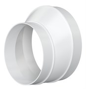 Соединитель круглых воздуховодов (редуктор) Эра 10/12.5РЭП, диаметр 100/125мм, эксцентриковый, пластиковый 54288