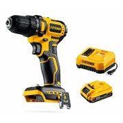 Дрель-шуруповерт аккумуляторная STEHER CB-45-21, 20В, 45Нм, 1 АКБ, 2Ач 92410