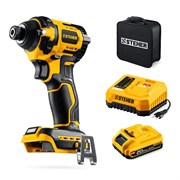 Винтоверт ударный STEHER CSB-180-21, аккумуляторный, 20В, 180Н-м, 1 АКБ, 2Ач, в сумке 92256