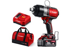 Гайковерт ударный ЗУБР ГБУ-1000-41, аккумуляторный, 20В, 1000Н-м, 1 АКБ, 4Ач, в сумке 92357