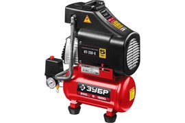 Компрессор воздушный ЗУБР КП-200-6, безмасляный, бытовой 92167