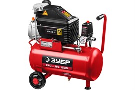 Компрессор воздушный ЗУБР КП-240-24, безмасляный, бытовой 92169