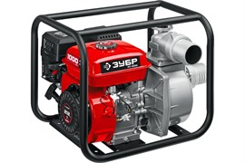 Мотопомпа бензиновая ЗУБР МП-1000, для слабозагрязненной воды, 1000л/мин 92205