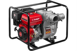 Мотопомпа бензиновая ЗУБР МПГ-1800, для грязной воды, 1800л/мин 92209