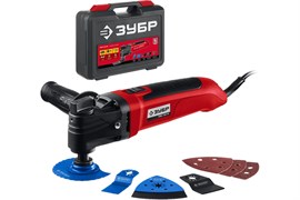 Реноватор ЗУБР МФИ-400-КН, 400Вт, с набором насадок, в кейсе 84645