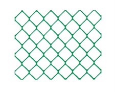 Сетка-решетка садовая ромб СР-15/1/10, ячейка ромб 15x15мм, высота 1м, пластиковая, зеленая, рулон 10м 92520
