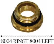 Фитинг резьбовой - футорка 8004 RINGT с правой резьбой, латунная 88424