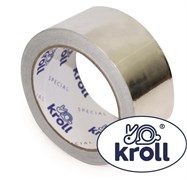 Лента (скотч) Kroll Specil 48/10, 48ммx10м, алюминиевая, самоклеящаяся 76467