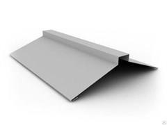 Конек для кровли плоский узкий 115x15x20x15x115x2000м, оцинкованный 55127