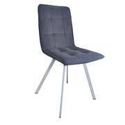 Стул с мягким сиденьем ЖЕНЕВА Б55 GRAPHITE, г/п до 120кг, графит 92563