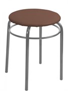 Табурет Nika HAUSHALT HT2/BR, г/п 150кг, высота 47см, мягкое круглое сиденье 32см, винилискожа, коричневый 85066