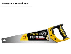 Ножовка по дереву STAYER Professional Cobra 7 1510-40, 400мм, универсальная, двухкомпонентная ручка 89608