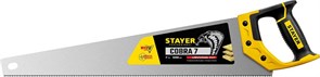 Ножовка по дереву STAYER Professional Cobra 7 1510-50, 500мм, универсальная, двухкомпонентная ручка 89609