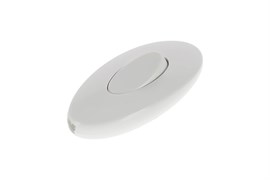 Переключатель на шнур MAKEL 10014, 230В, 6А, белый 83937