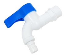 Кран водоразборный для шланга PL3KR-3/4, 3/4", с наружной резьбой, пластиковый 88336