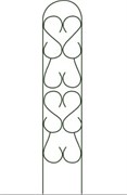 Шпалера садовая Green Line Прямая, 2.27x0.46м, широкая решетка, разборная, металлическая, зеленая 28809