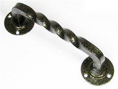 Ручка-скоба дверная ДОМАРТ Модель 5, 205мм, кованая, бронза антик 48982