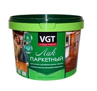 Лак паркетный VGT, 0.9л, акриловый, прозрачный, полуматовый 92965