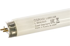 Лампа люминесцентная Osram ЛЛ, линейная, 1200мм, 36Вт, 5000К, цоколь G13 74751