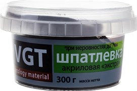 Шпаклевка/шпатлевка VGT Экстра акриловая по дереву, готовая, 0.3кг, венге 28991
