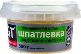 Шпаклевка/шпатлевка VGT Экстра акриловая по дереву, готовая, 0.3кг, дуб 29552