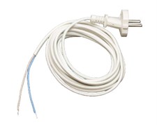 Шнур сетевой UNIVersal 9632166, ПВС-ВП 2х0.75мм, 220В, 2.2м, белый 13689